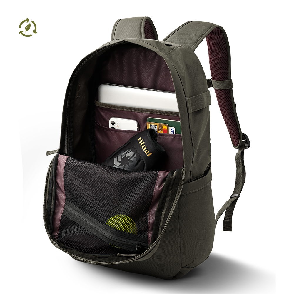 ritual covert field hockey backpack olive 3